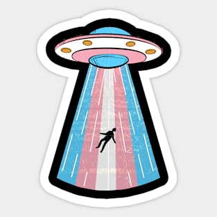 Transgender Ufo LGBTQ Gay Pride Sticker